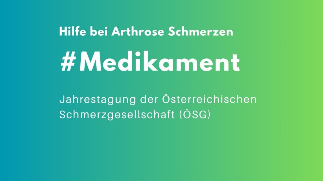 Medikament gegen Arthrose