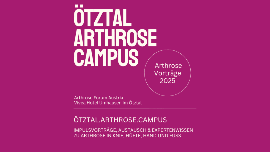 Arthrose Vorträge