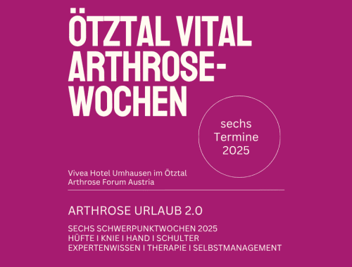 Arthrose Wochen