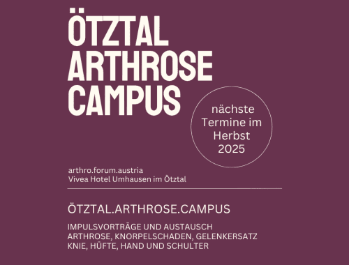 Arthrose Campus Ötztal
