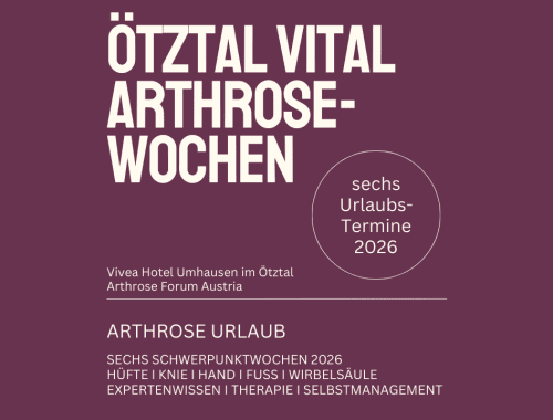 Arthrose Urlaub im Ötztal