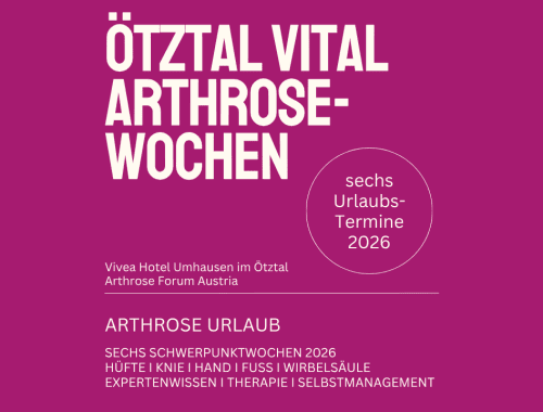 Arthrose Wochen