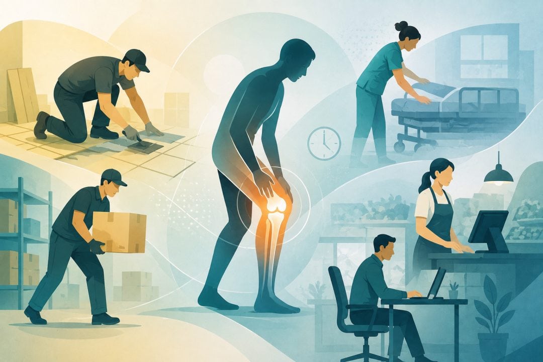Wenn Arthrose die Arbeitsfähigkeit beeinflusst